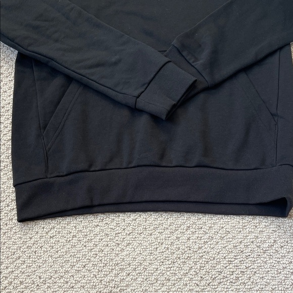 Adidas Men's Black and White Logo Hoodie - Picture 4 of 5